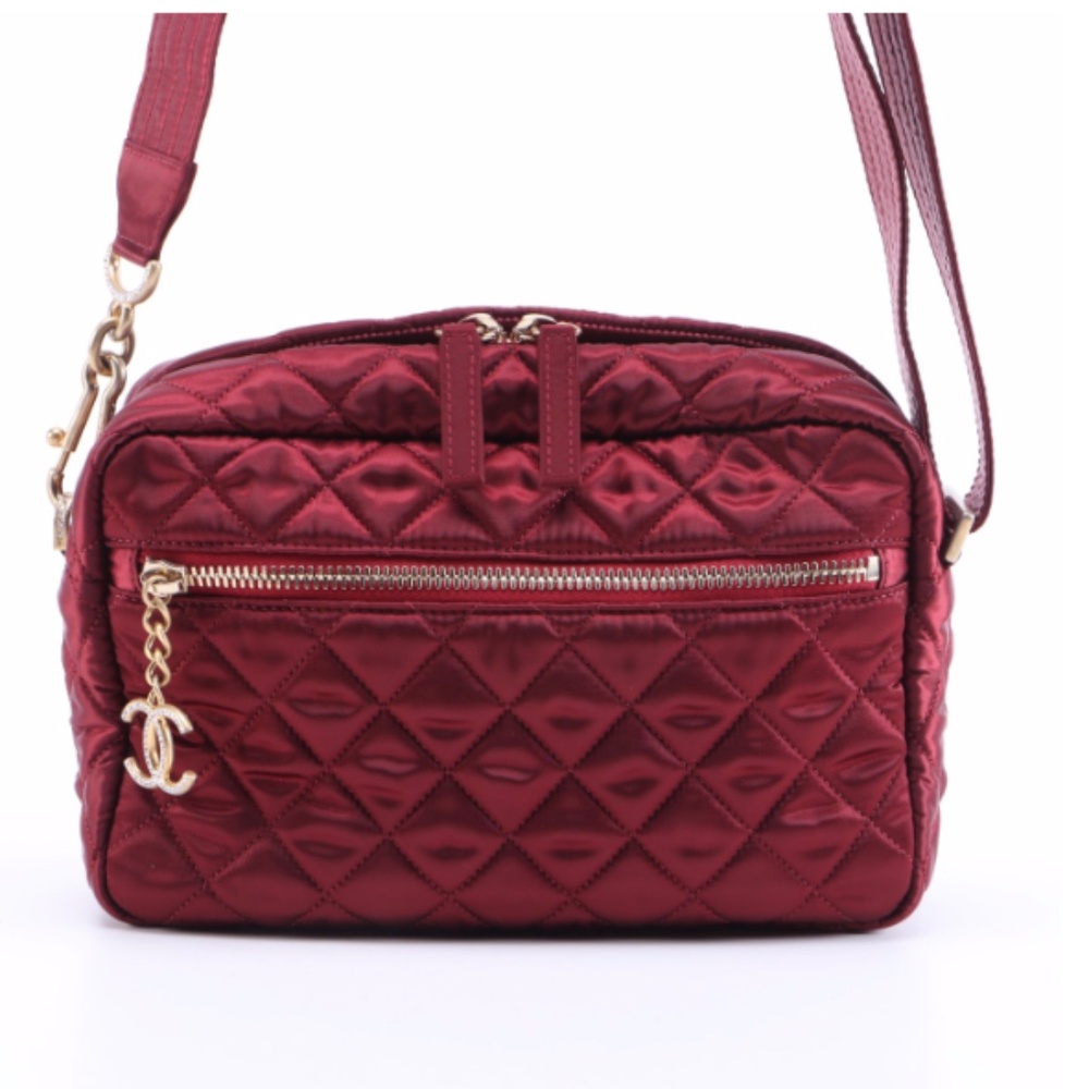 SOLD - Chanel Paris - Hamburg Satin Camera Bag - Picture 1 of 8
